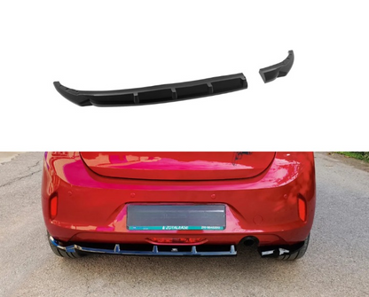💕ART.9611  SPLITTER  POSTERIORI  Opel Corsa F  NERO  LUCIDO 💕