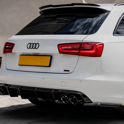 💕ART.8394 SPOILER Audi S6 C7 A6 S-Line C7  2011-2017 NERO LUCIDO   💕