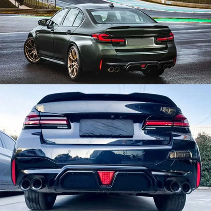 💥 Diffusore posteriore ADATTO PER BMW 5  G30-G38 Sport Style con lampada led 💥