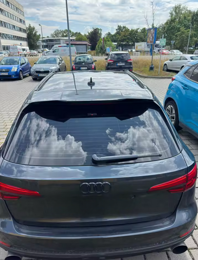 💕ART.7804 SPOILER  Audi A4 B9 2017-2024 NERO  LUCIDO 💕