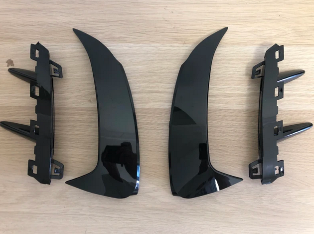 💕ART. 0363 COPPIA FLAP POSTERIORI MERCEDES CLASSE A W177 AMG  NERO  LUCIDO💕