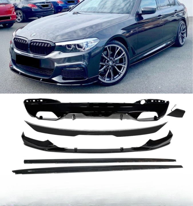 💕BODYKIT  BMW SERIE 5 G30 G31 PRE-LCI M SPORT NERO  LUCIDO💕