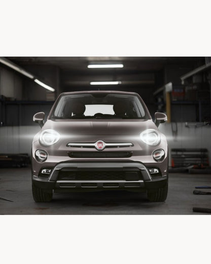 KIT FARI FULL LED PER FIAT 500X DAL 2017+ ANABBAGLIANTI ABBAGLIANTI E DRL CANBUS
