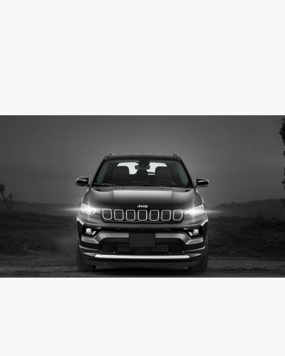 FULL LED HEADLIGHT CONVERSION JEEP COMPASS MP HB3 CANBUS ICE WHITE MONOLED