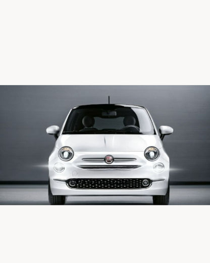 FIAT 500 H7 LED KIT 6000K WHITE 6000 LUMEN CANBUS LOW BEAM PARABOLA HEADLIGHT 