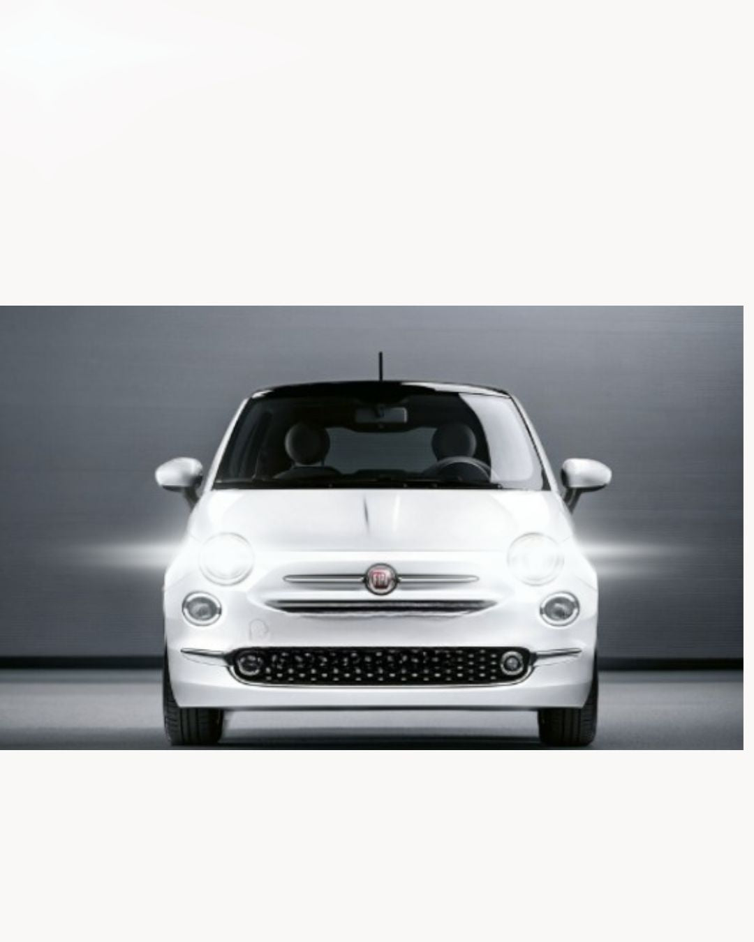 FIAT 500 H7 LED KIT 6000K WHITE 6000 LUMEN CANBUS LOW BEAM PARABOLA HEADLIGHT 