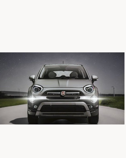 KIT FARI FULL LED PER FIAT 500X DAL 2017+ ANABBAGLIANTI ABBAGLIANTI E DRL CANBUS