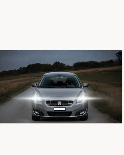 CONVERSIONE FARI FULL LED FIAT CROMA RESTYLING 19600 LUMEN 6000K BIANCO CANBUS
