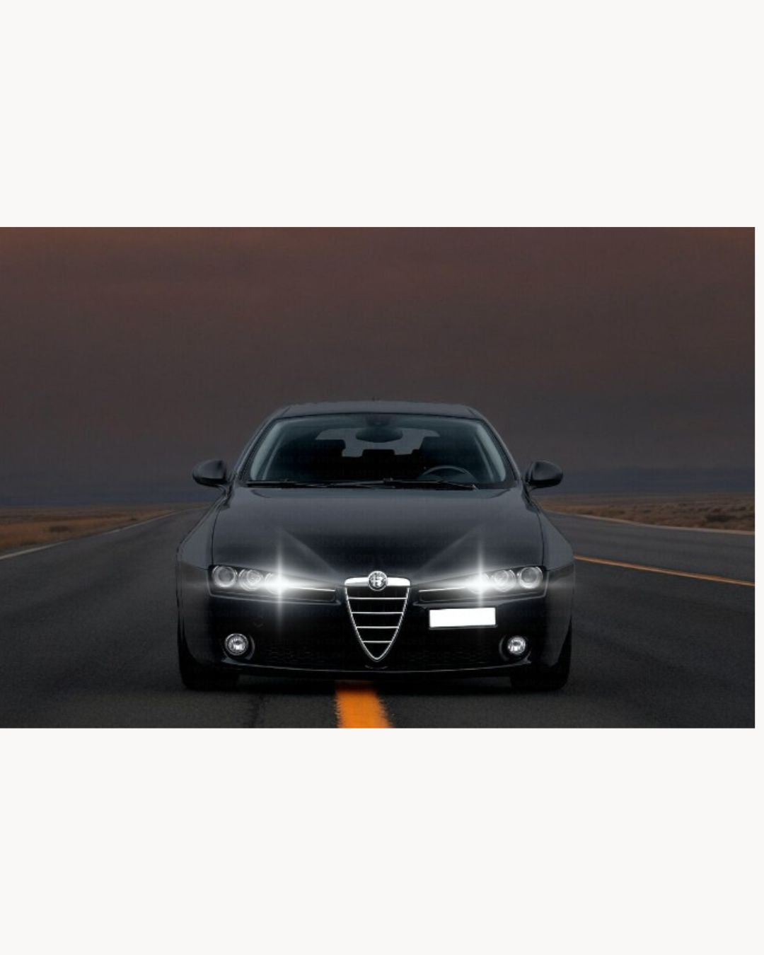 CONVERSIONE FARI FULL LED ALFA 159 BRERA SPIDER MONO LED H7 + LED H7 + T10 6 LED