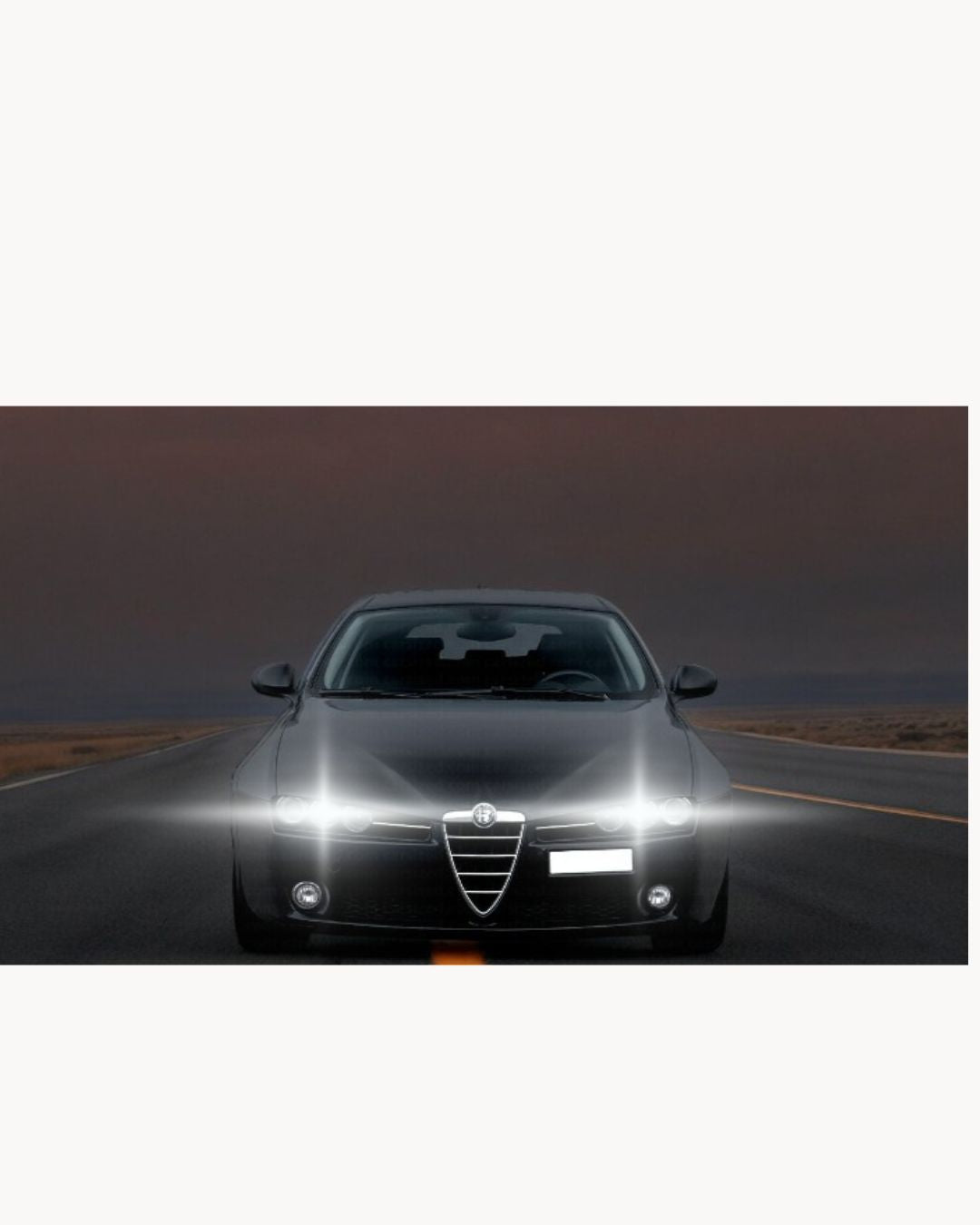 CONVERSIONE FARI FULL LED ALFA 159 BRERA SPIDER MONO LED H7 + LED H7 + T10 6 LED