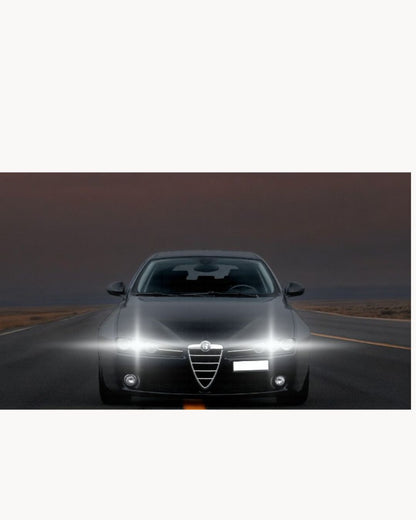 CONVERSIONE FARI FULL LED ALFA 159 BRERA SPIDER MONO LED H7 + LED H7 + T10 6 LED