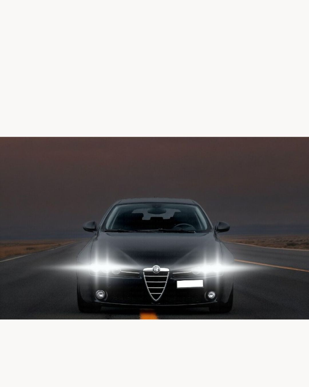 CONVERSIONE FARI FULL LED ALFA 159 BRERA SPIDER MONO LED H7 + LED H7 + T10 6 LED