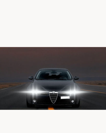 CONVERSIONE FARI FULL LED ALFA 159 BRERA SPIDER MONO LED H7 + LED H7 + T10 6 LED