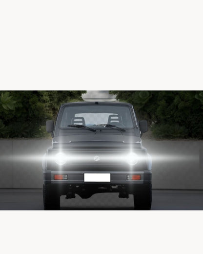 Kit fari FULL LED CANBUS PER Suzuki Samurai ANABBA+ABBA H4 6500K 8000LM GHIACCIO