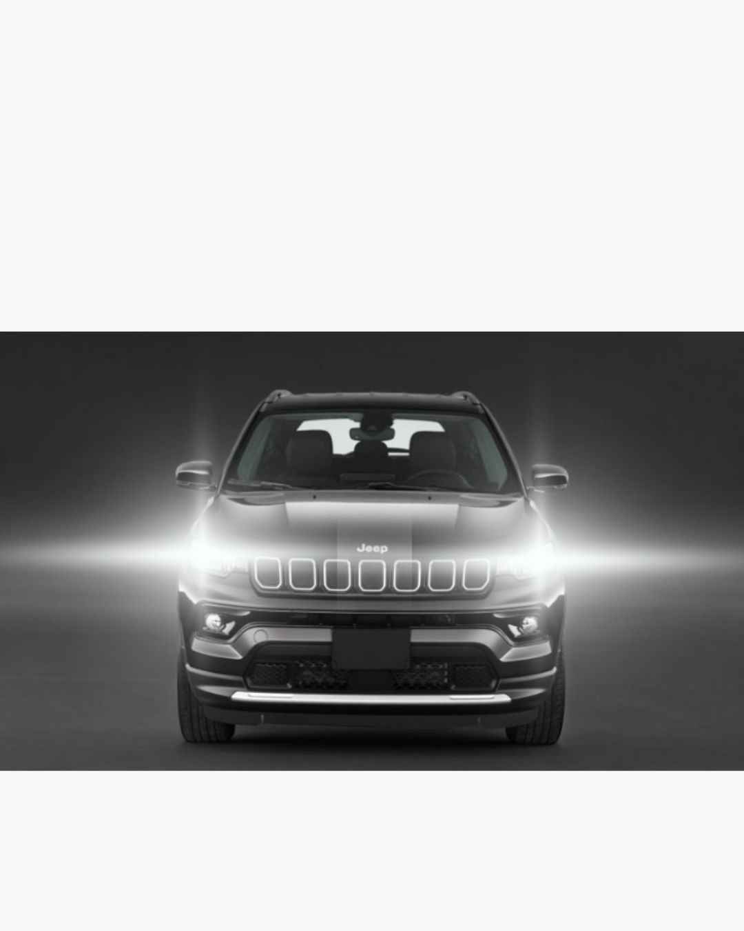 FULL LED HEADLIGHT CONVERSION JEEP COMPASS MP HB3 CANBUS ICE WHITE MONOLED 
