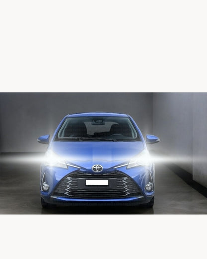 CONVERSIONE FARI FULL LED TOYOTA YARIS MK3 9600 LUMEN 6000K BIANCO CANBUS