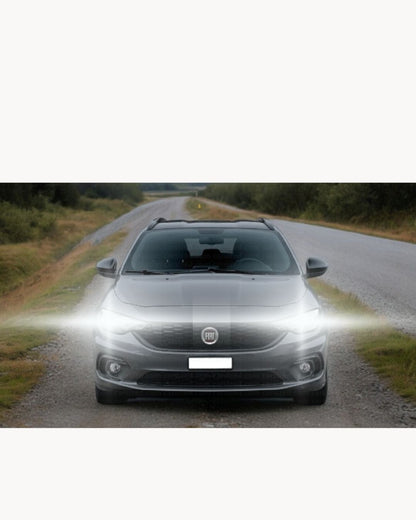 KIT ANABBAGLIANTI LED + ABBAGLIANTI LED FIAT TIPO - FARI CON LENTE CANBUS 6000K