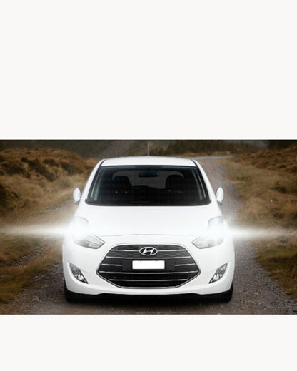 CONVERSIONE FARI COMPLETA FULL LED PER HYUNDAI IX20 6000K BIANCO GHIACCIO CANBUS