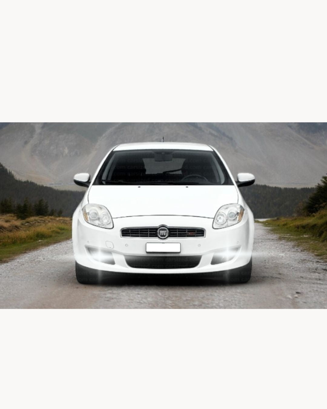 KIT FULL LED FARI POSIZIONI FENDINEBBIA FIAT BRAVO MK2 LENTICOLARI CANBUS BIANCO