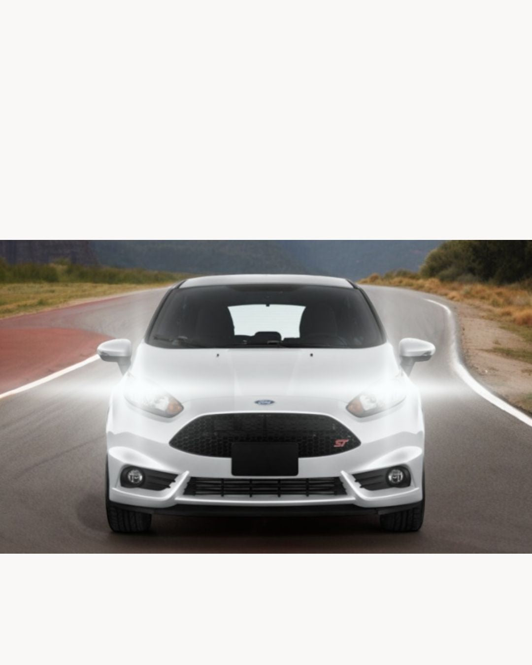 FULL LED HEADLIGHT KIT FORD FIESTA 7 LENTICULAR HEADLIGHT LOW BEAM HIGH BEAM 6000K 