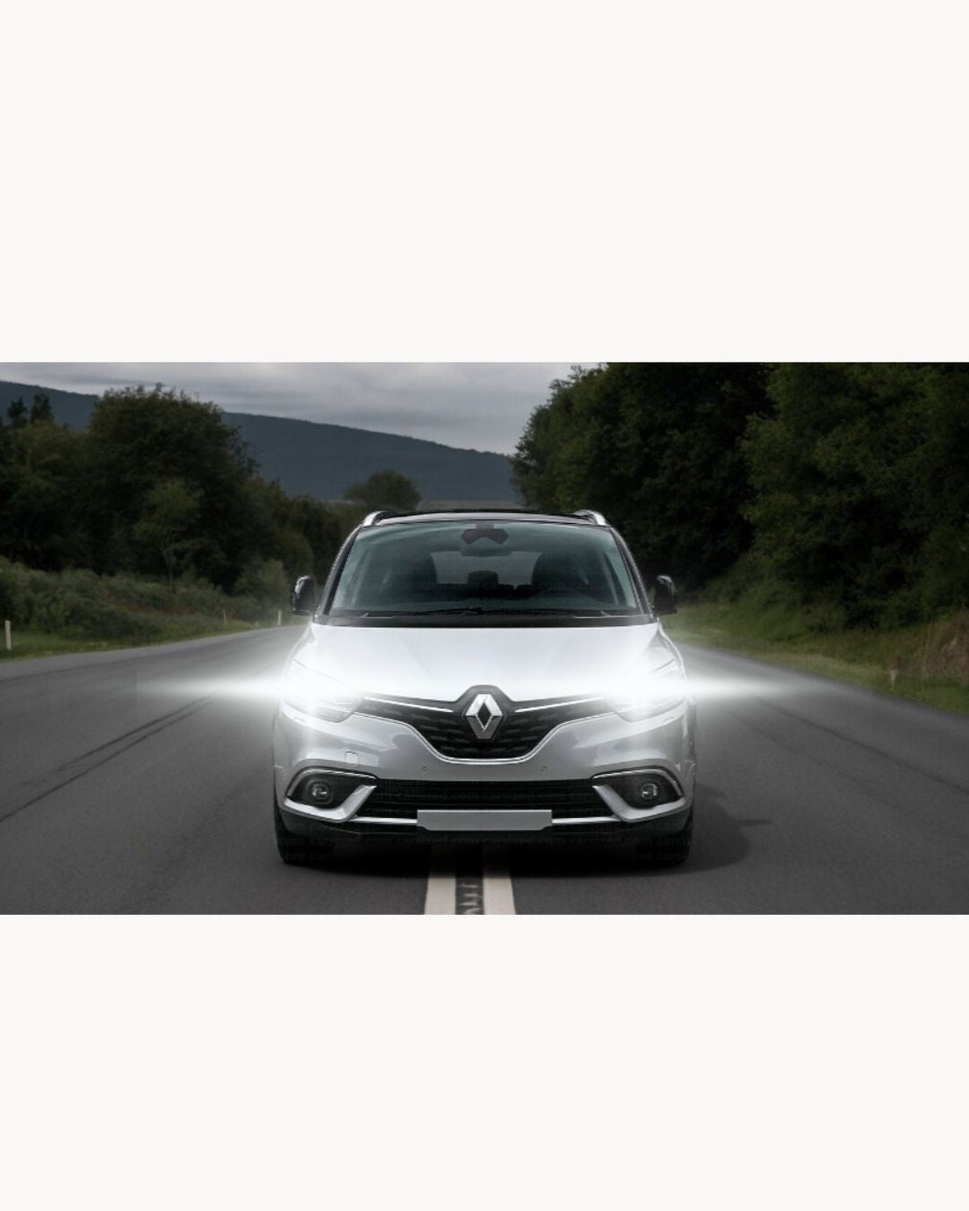 KIT H7 LED CANBUS ANABBAGLIANTI RENAULT SCENIC 4 + PORTALAMPADE 6000K NO ERROR