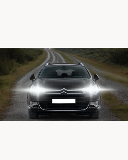 KIT LED H7 CITROEN C5 MK3 8000 LUMEN 6500K ANABBAGLIANTI CANBUS BIANCO