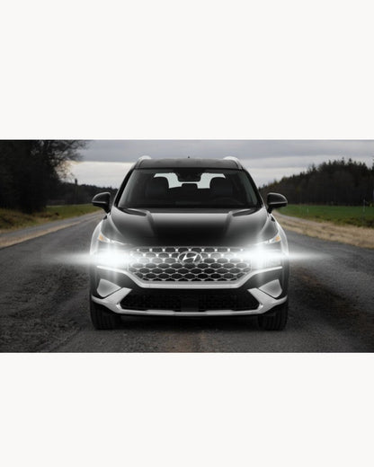 KIT ANABBAGLIANTI A LED HYUNDAI SANTA FE MK2 LED H7 6000K 6400 LUMEN NO ERROR