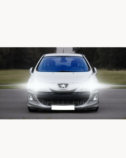 KIT ANABBAGLIANTI A LED PEUGEOT 308 MK1 LED H7 6000K 6400 LUMEN BIANCO NO ERROR