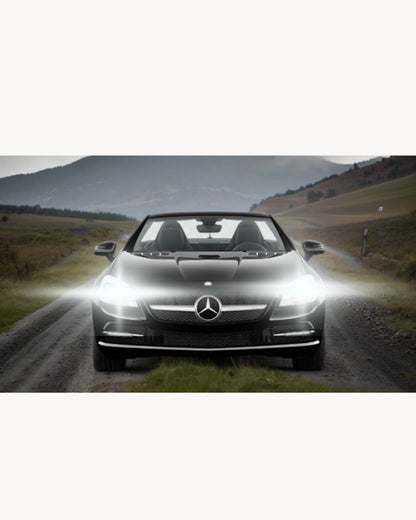 KIT LAMPADE ANABBAGLIANTI LED MERCEDES SLK R170 LED H7 6400 LUMEN NO ERROR