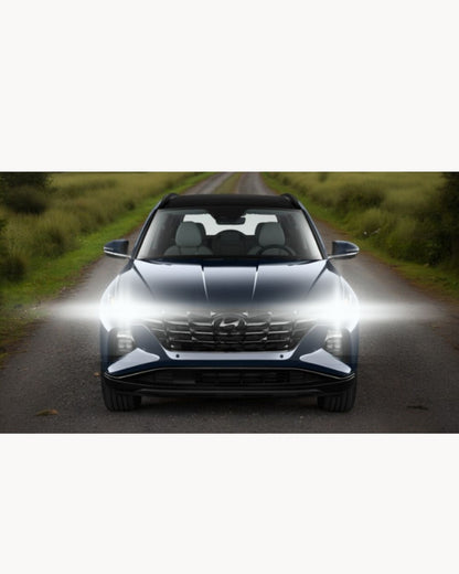 KIT ANABBAGLIANTI A LED HYUNDAI TUCSON LED H7 6000K 9800 LUMEN BIANCO NO ERROR