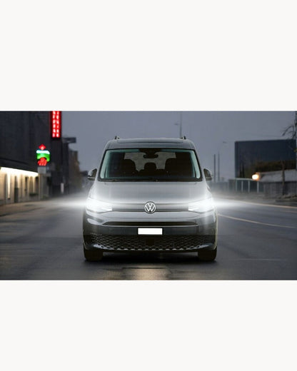 KIT LED H15 CANBUS LUCI DIURNE DRL + ABBAGLIANTI 6000K VW CADDY MK5 10800 LUMEN