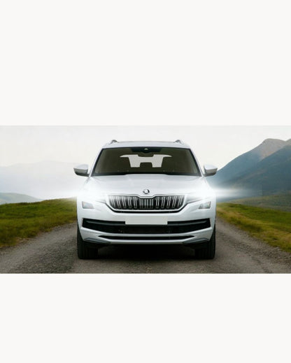 KIT LED H7 PER SKODA KODIAQ 6000K BIANCO 6000 LUMEN CANBUS ANABBAGLIANTI