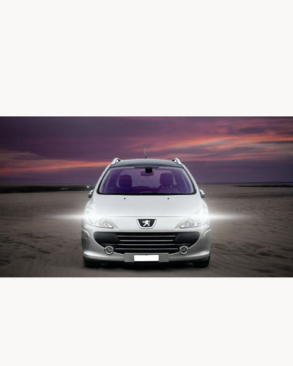KIT LED H7 PER PEUGEOT 307 6000K BIANCO 6000 LUMEN CANBUS ANABBAGLIANTI