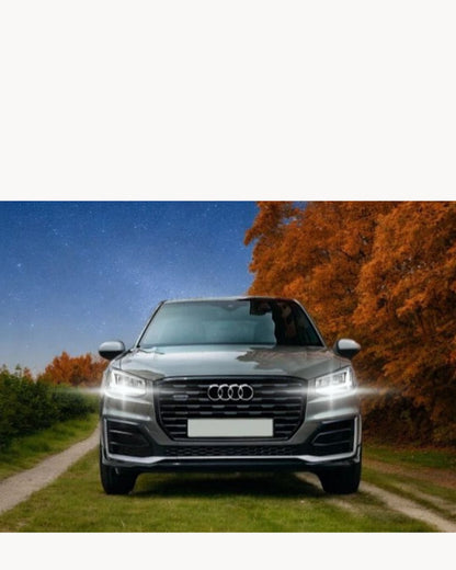 😍COPPIA LUCI DIURNE DRL 10 LED PW24W 🥰 CANBUS AUDI Q2 6000K NO ERROR