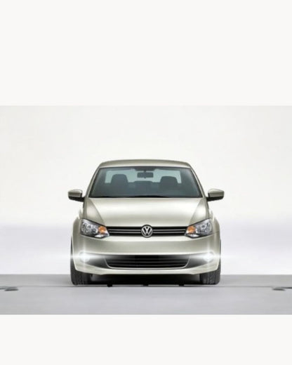 🥰COPPIA LUCI DIURNE DRL 15 LED P21W BA15S CANBUS 🥰VW POLO 6R 6000K NO ERRORE😍