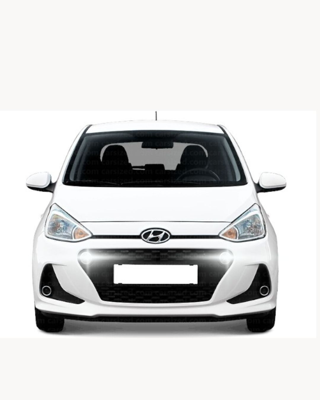 ❤️‍🔥😍COPPIA LUCI DIURNE DRL 15 LED P21W BA15S CANBUS HYUNDAI I10 MK2 II 6000K