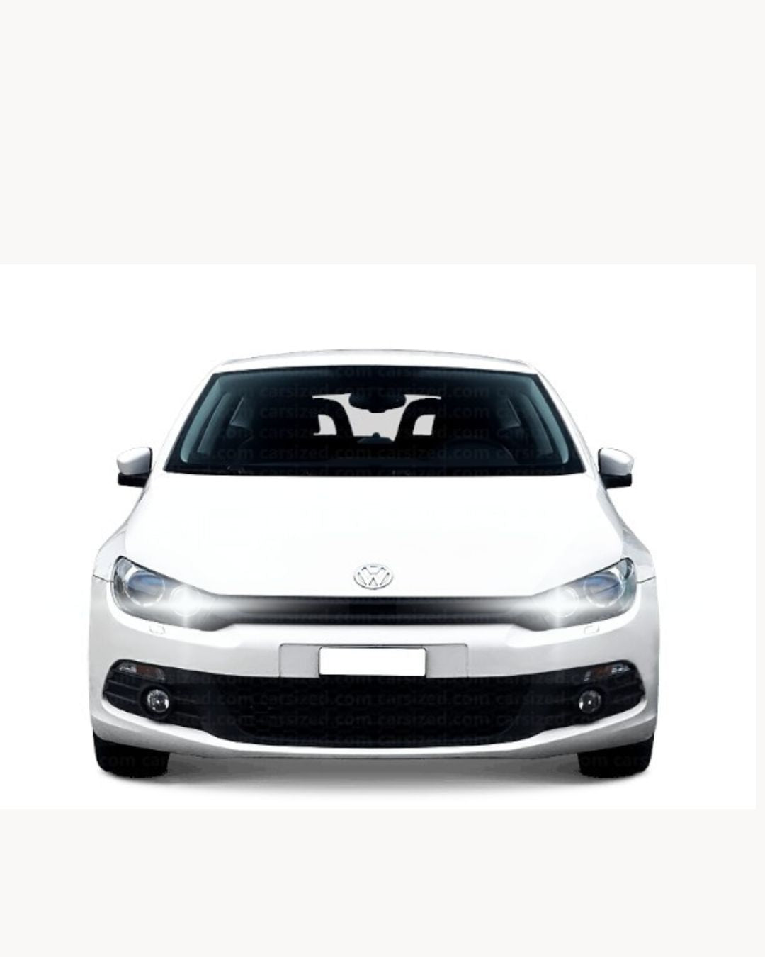 😍😍PAIR OF LED DRL DAYTIME LIGHTS VW SCIROCCO❤️❤️ 6000K WHITE NO ERRORS❤️❤️