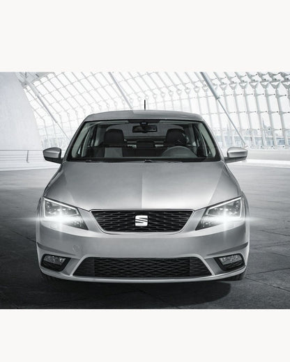 😍COPPIA LUCI DIURNE DRL 15 LED P21W BA15S CANBUS SEAT TOLEDO IV 6000K NO ERROR