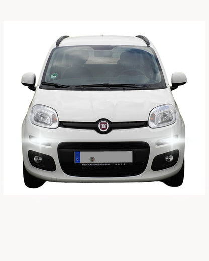 😍COPPIA LUCI DIURNE DRL 15 LED P21W BAY15D CANBUS FIAT PANDA 3° 6000K NO ERRORE