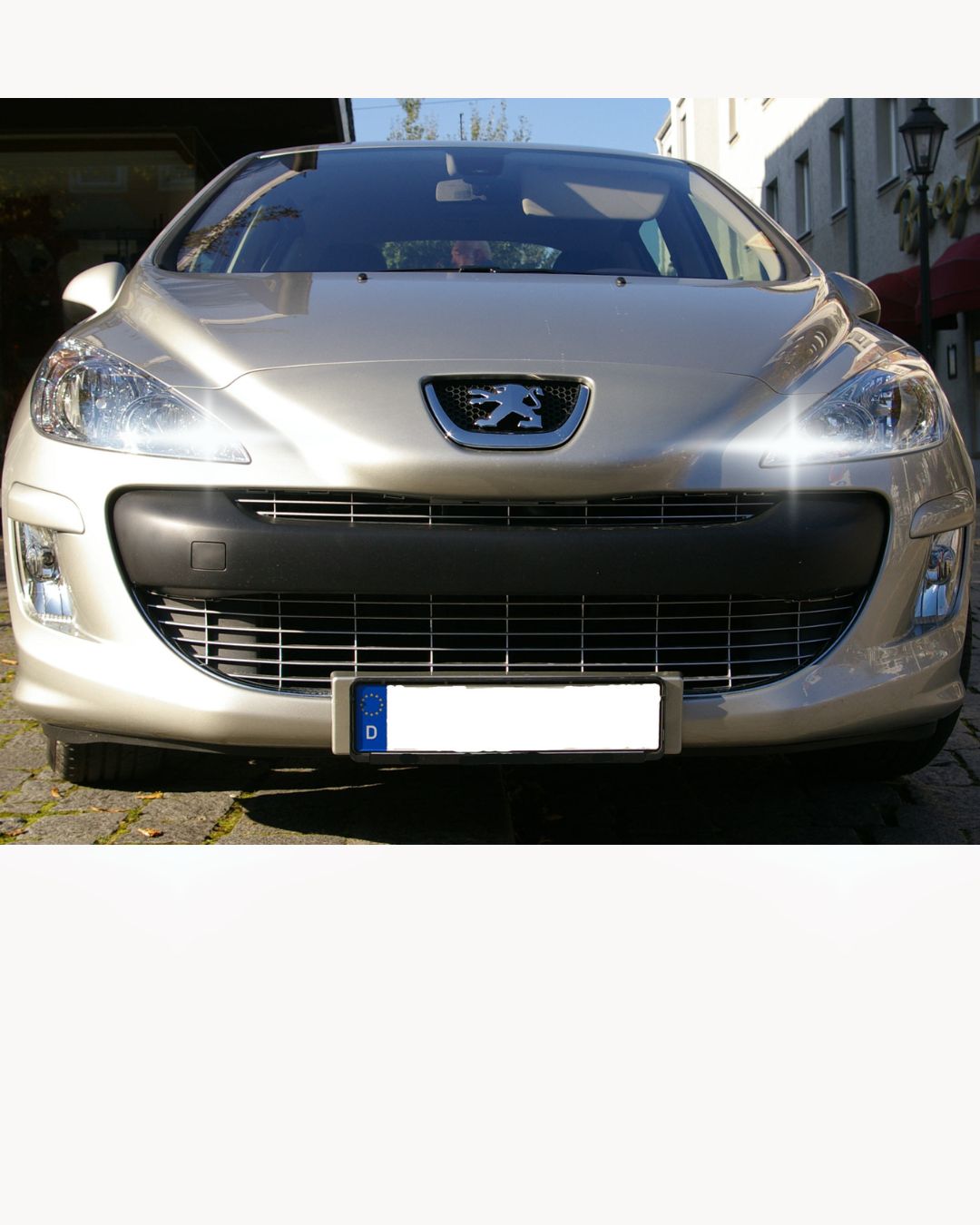 😍😍COPPIA LUCI DIURNE DRL 15 LED P21W BAY15D CANBUS PEUGEOT 308 MK1 6000K😍😍😍