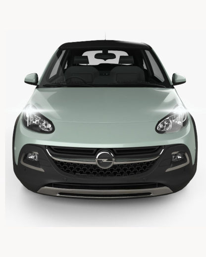😍COPPIA LUCI DIURNE DRL POSIZIONE LED T20 W21/5W😍OPEL ADAM CANBUS 6000K BIANCO