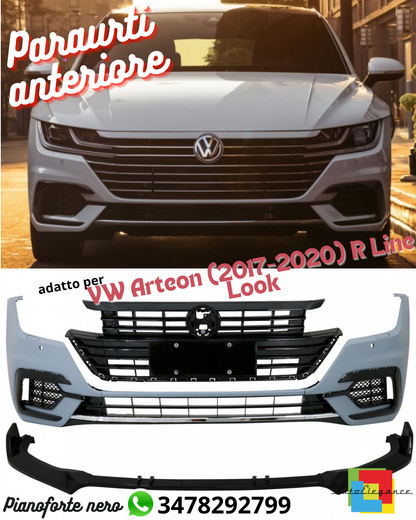 🤩Front bumper suitable for VW Arteon (2017-2020) R Line Look🤩