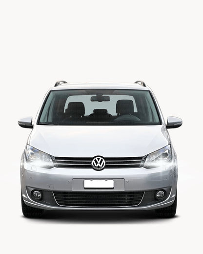 COPPIA LUCI DIURNE DRL 15 LED T20 CANBUS VOLKSWAGEN TOURAN 5T1 6000K NO AVARIA