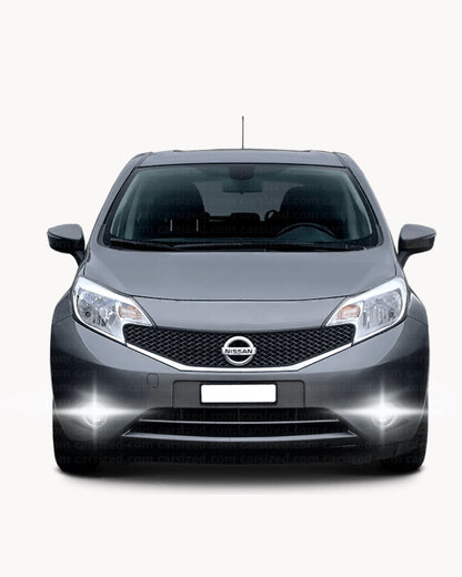 PAIR OF DAYTIME LIGHTS DRL 15 LED PS19W CANBUS FOR❤️‍❤NISSAN NOTE MK2 6000K NO ERROR 