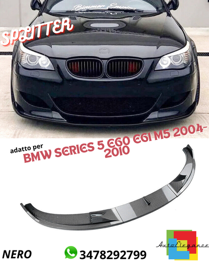 ⭐SPLITTER SUITABLE FOR BMW SERIES 5 E60 E61 M5 2004-2010⭐