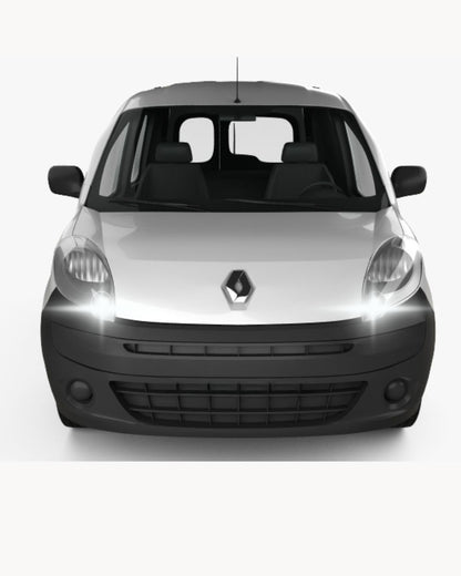 PAIR OF DAYTIME LIGHTS DRL 15 LED P21W BAY15D CANBUS RENAULT KANGOO RESTYLING 6000K 