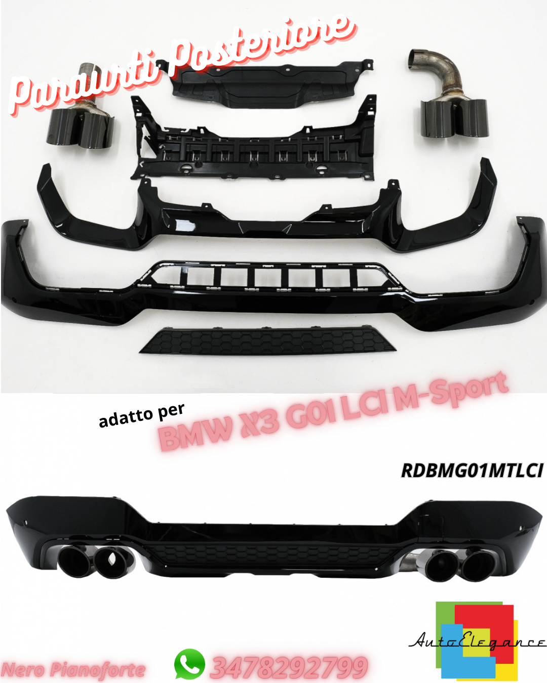 😍FRONT SPLITTER suitable for Mercedes W177 A-Class restyling with AMG-Line😍