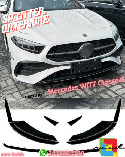 ✨FRONT SPLITTER suitable for Mercedes W177 A-Class with AMG package✨