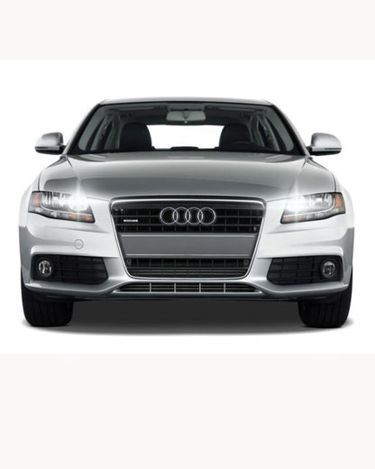 😎😎COPPIA LUCI POSIZIONE 10 LED AUDI A4 B6 T10 CANBUS CON LENTE FRONTALE 440LM