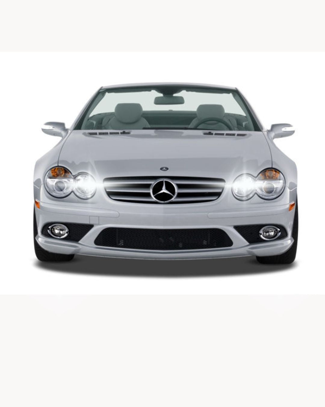 COPPIA LUCI DI POSIZIONE A 10 LED MERCEDES SL R230 T10 W5W CANBUS ULTRALUMINOSI